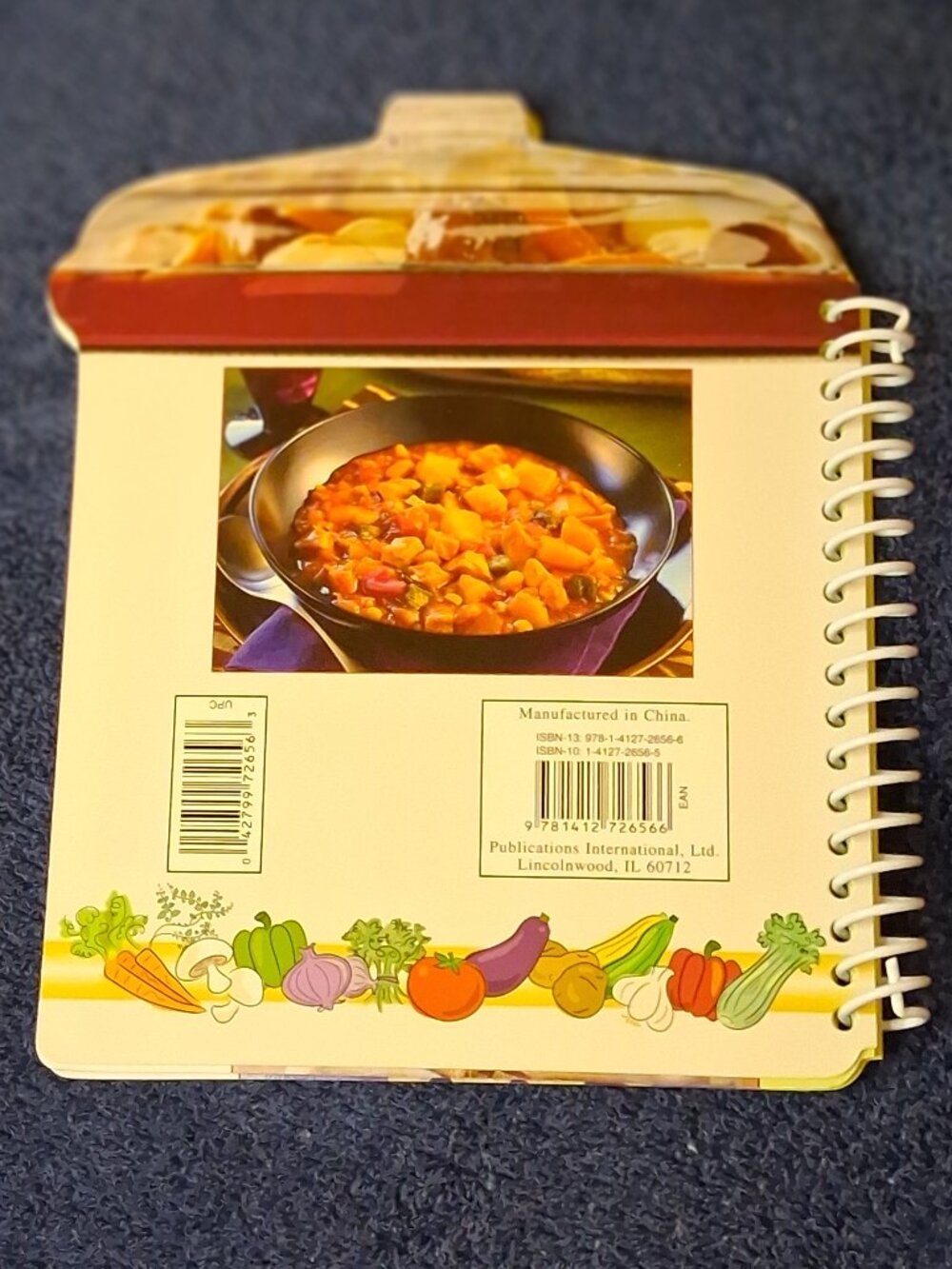 Vintage Die Cut Mini Cookbook Lot 7 Booklet Set Publications Intl Pear Timer - Picture 10 of 15